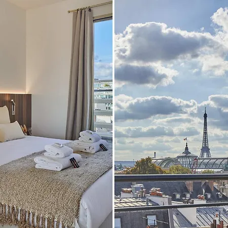 Penthouse With View Of The Eiffel Tower-faubourg