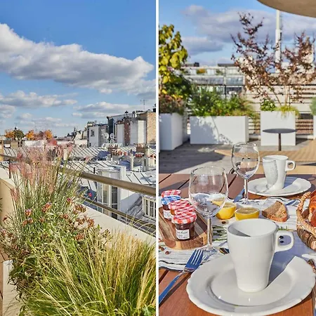 Penthouse With View Of The Eiffel Tower-faubourg Apartmán *